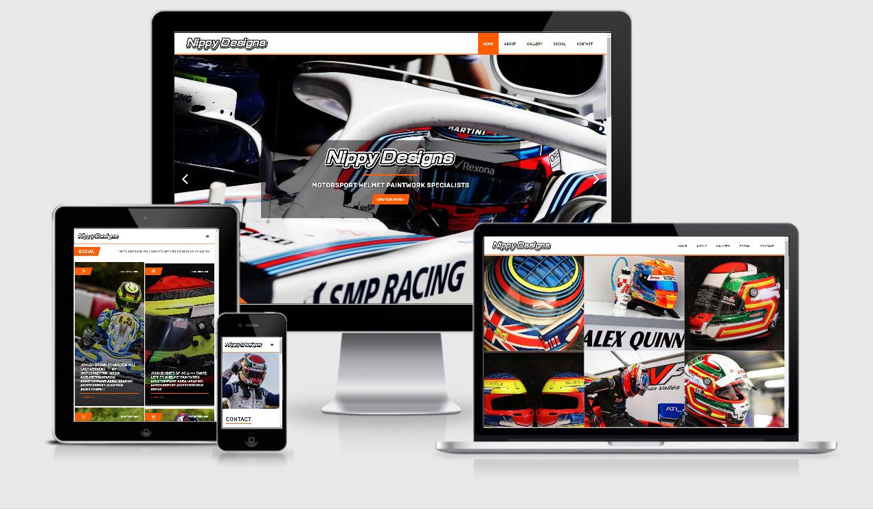 Motorsport site Design MDM Designs